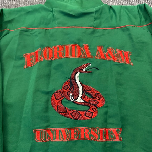 Vintage Florida A&M University Rattlers Collegiate Embroidered Zip Jacket - Picture 3 of 8